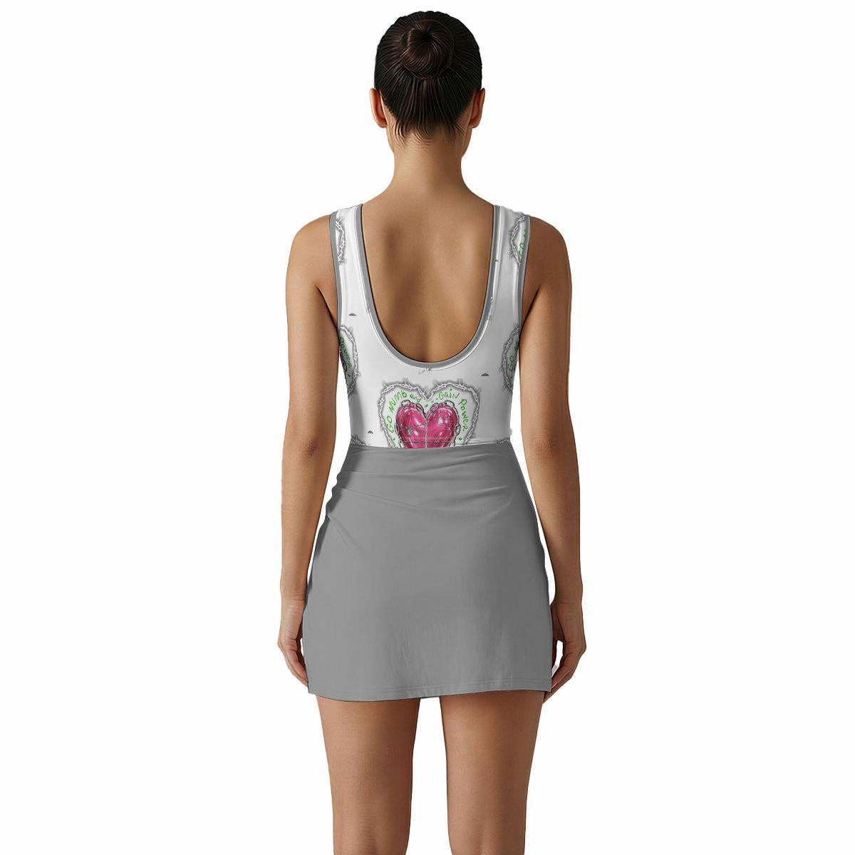 Women's Sleeveless Bodysuit Dress