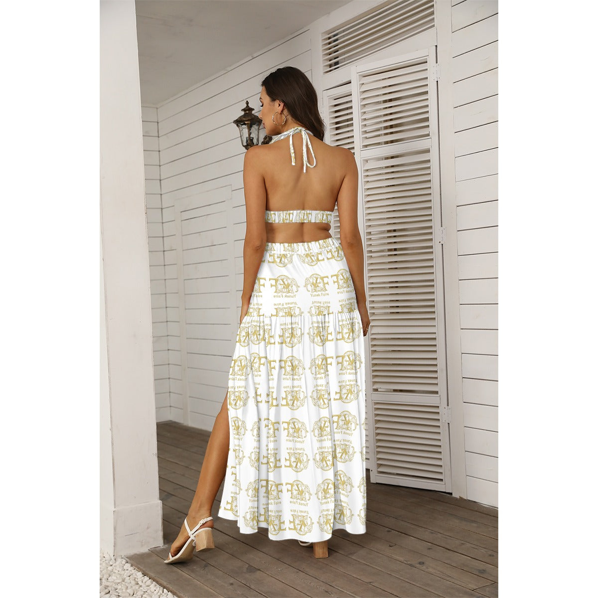 Women's Tie Back Wrap Dress