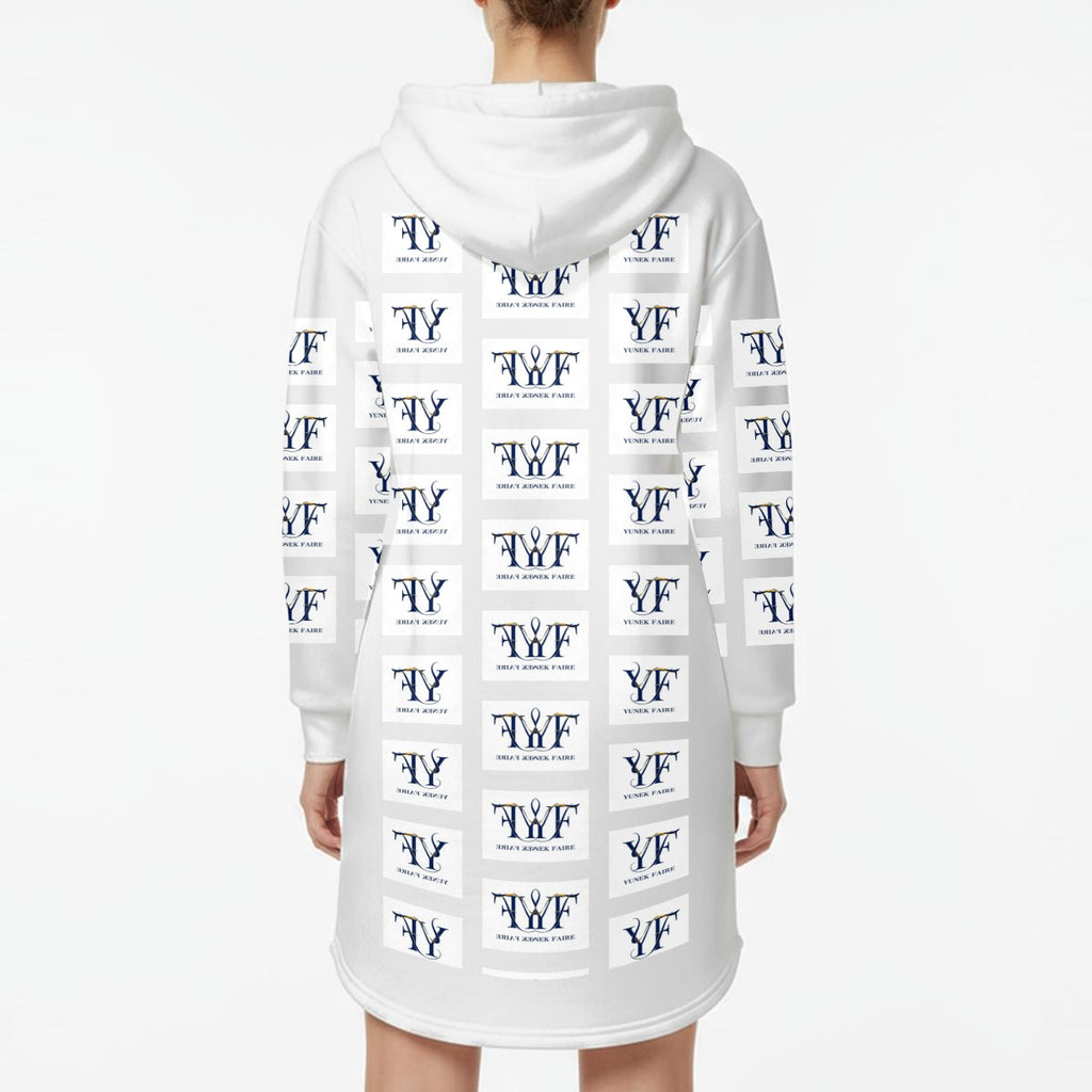 Women’s Hoodie Dress With Fleece|DTF