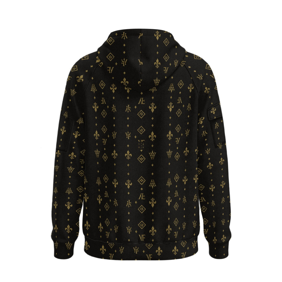 Men’s Fleece Half-Zip Hoodie With Arm Pockets
