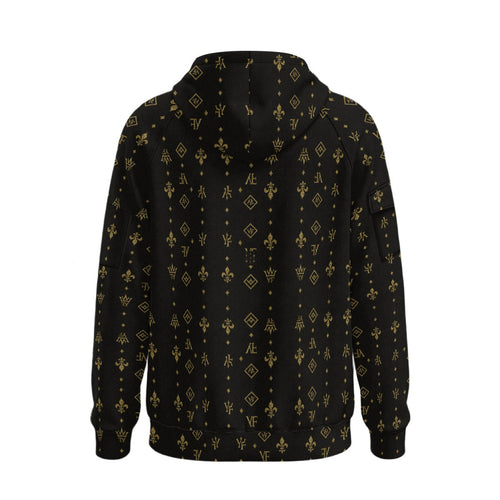 Men’s Fleece Half-Zip Hoodie With Arm Pockets
