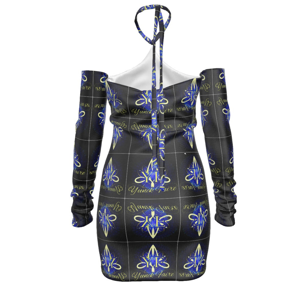 Women's Halter Lace-up Dress