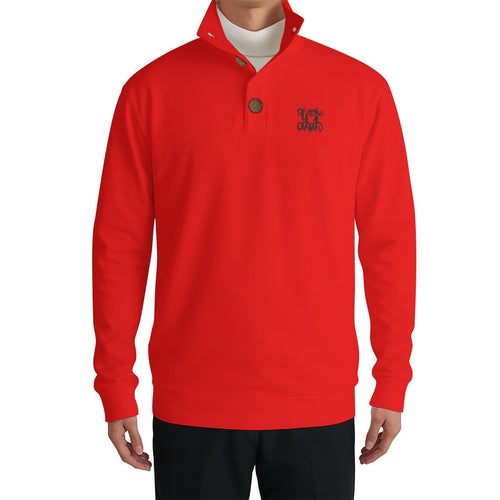 Men’s Casual Pullover Shirt With 1/4 Zip
