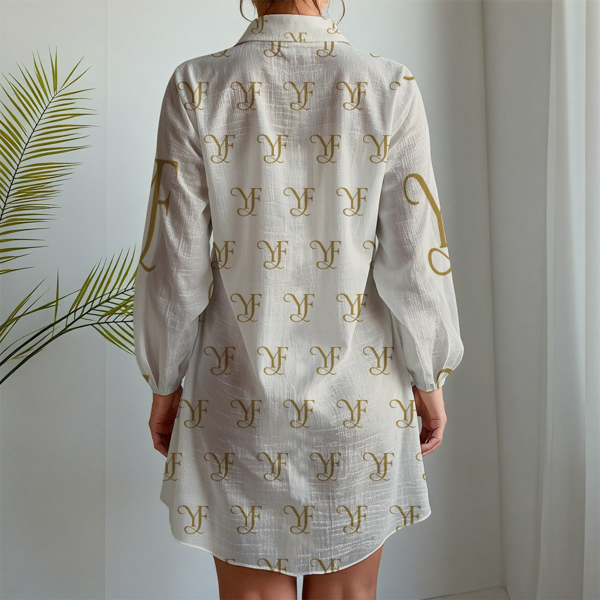 Women's Long Sleeve Shirt Dress