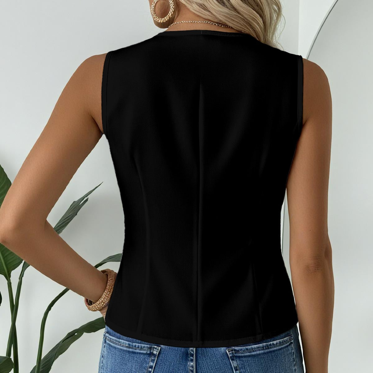Women's Formal Vest|245GSM