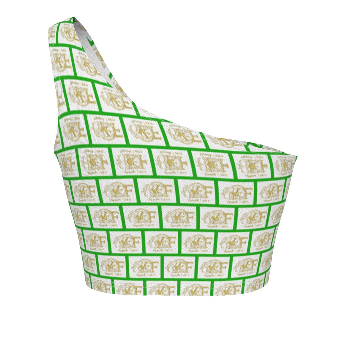 Women's One-Shoulder Cropped Top